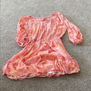 Z Supply Pink Floral Mini Dress